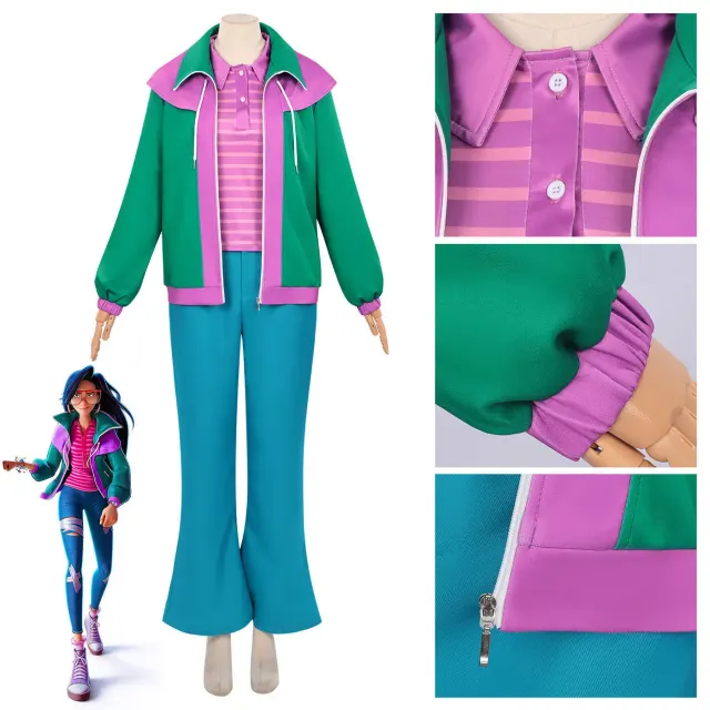 Adult anime cosplay costume in the Ryza style from Forgotten Island.