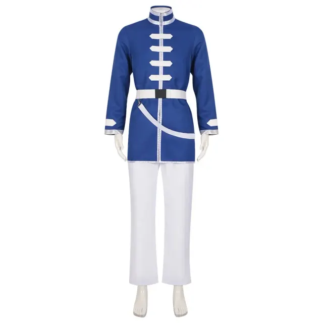Frieren Himmel Cosplay Costume Set with Wig and Elf Ears detail 2