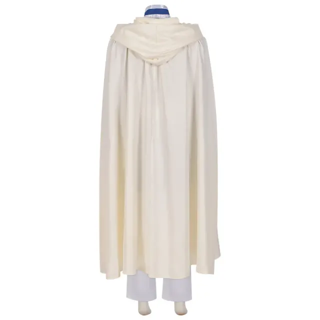 Frieren Himmel Cosplay Costume Set with Wig and Elf Ears detail 5