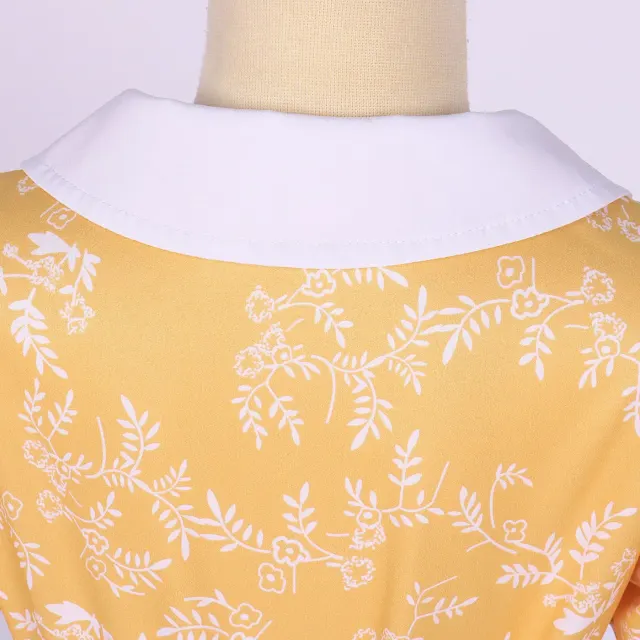 Prärie-Pionier-Kleid für Mädchen für Oktoberfest-Bühnenauftritte Detail 9