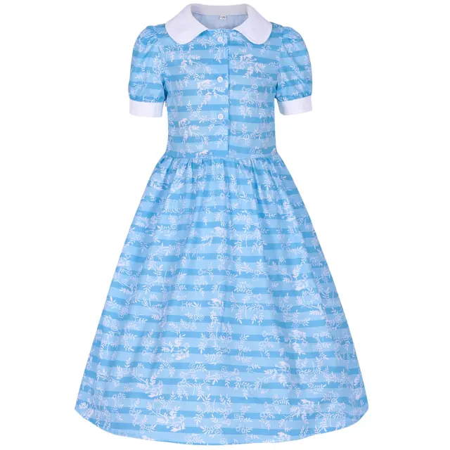 Prärie-Pionier-Kleid für Mädchen für Oktoberfest-Bühnenauftritte Detail 13