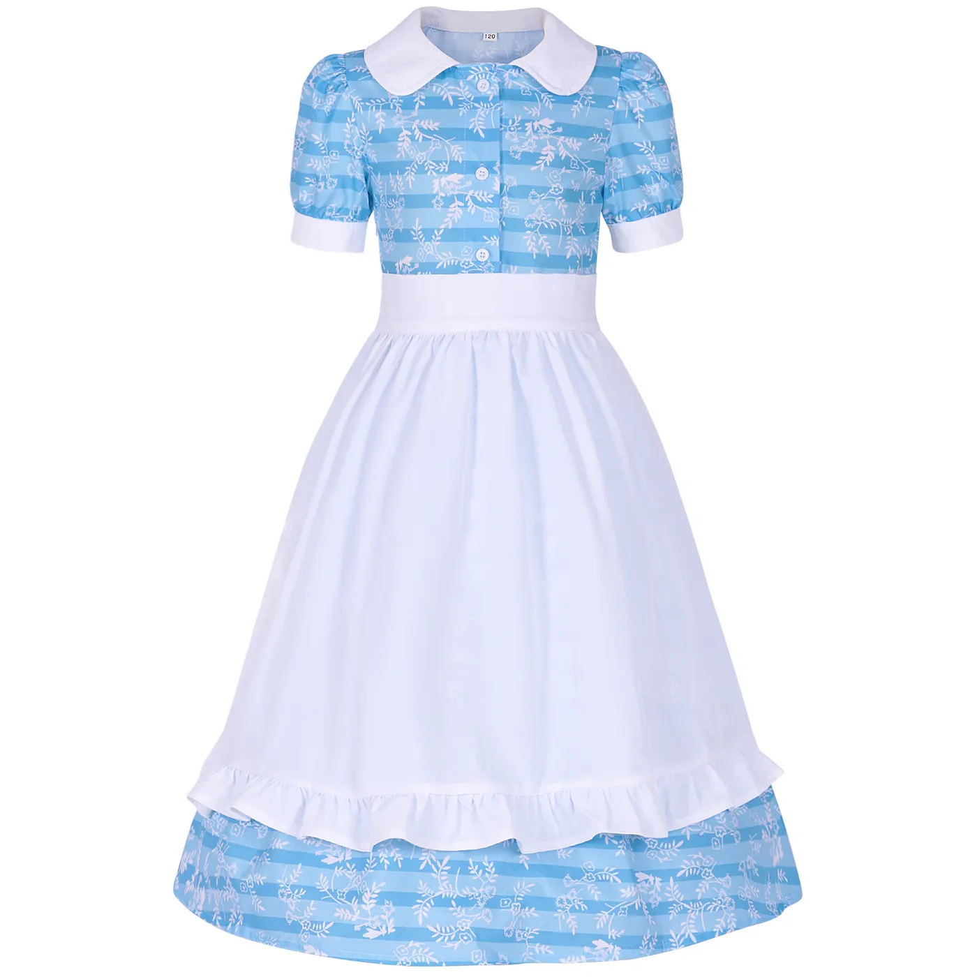Girls' Prairie Pioneer Dress for Oktoberfest Stage Performances detail 14