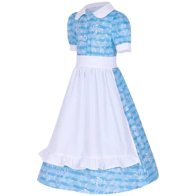 Prärie-Pionier-Kleid für Mädchen für Oktoberfest-Bühnenauftritte Detail 15