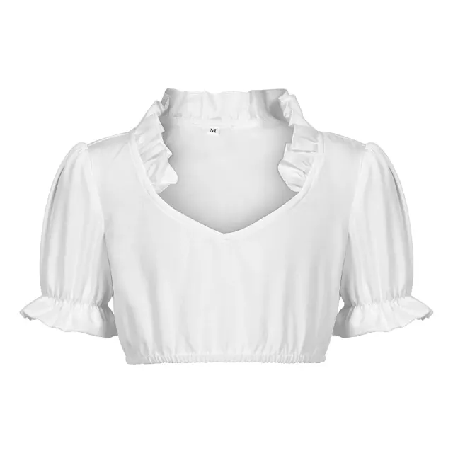 Girls' Retro Oktoberfest Lace-Up Dress Set detail 1
