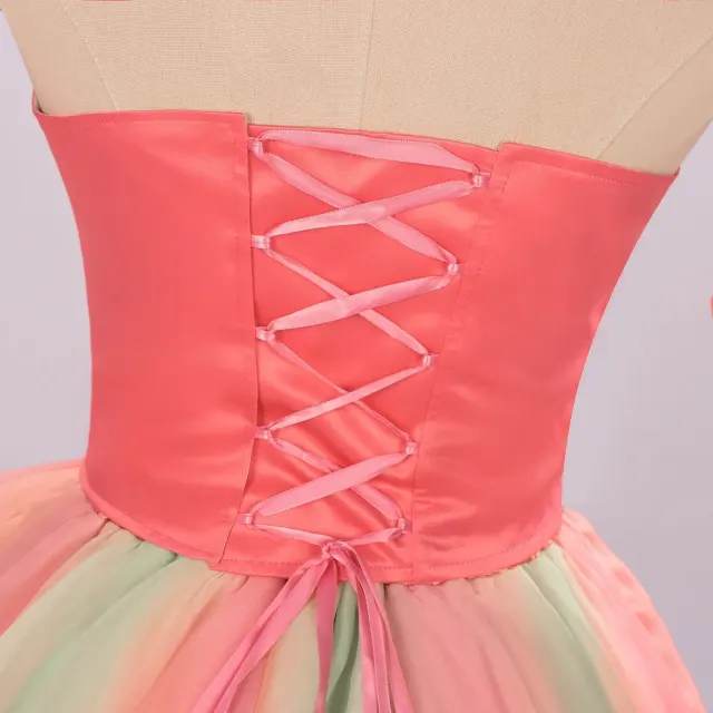 Glinda-Inspired Pink Princess Cosplay Dress for Halloween detail 5
