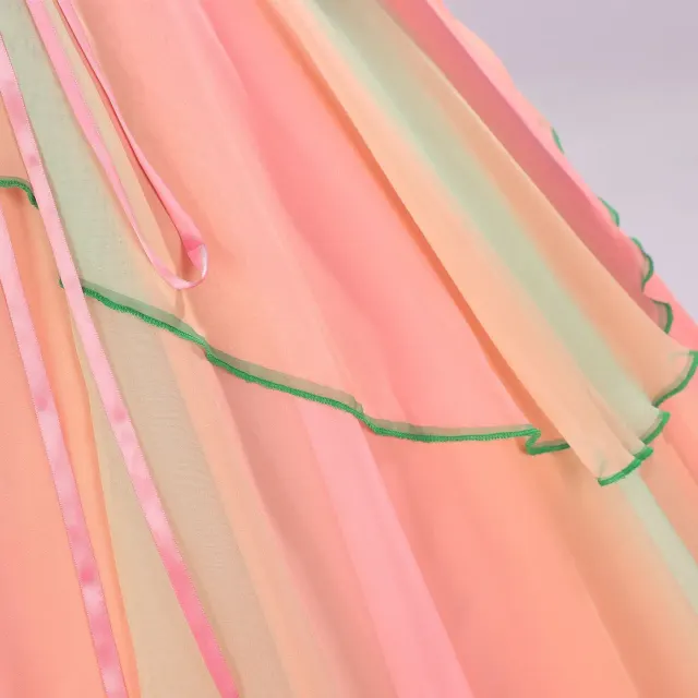 Glinda-Inspired Pink Princess Cosplay Dress for Halloween detail 7