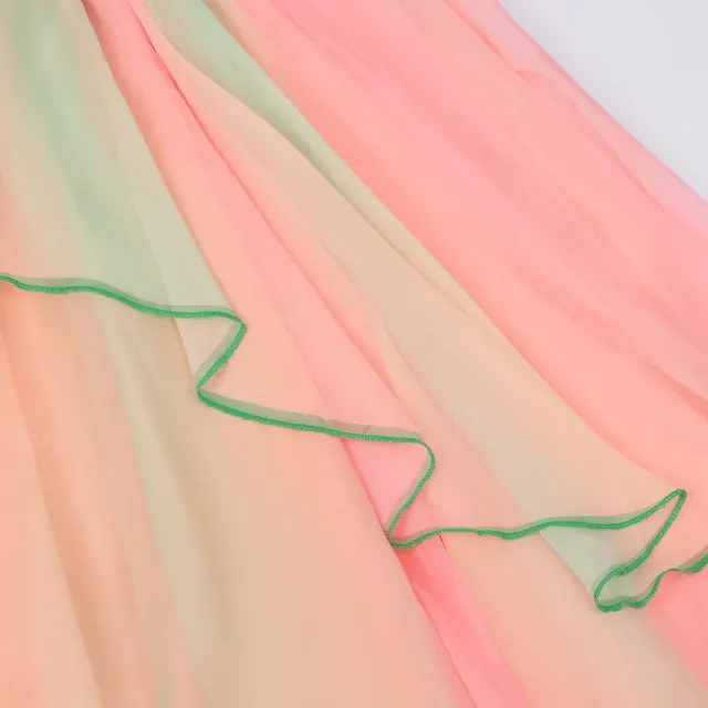 Glinda-Inspired Pink Princess Cosplay Dress for Halloween detail 12