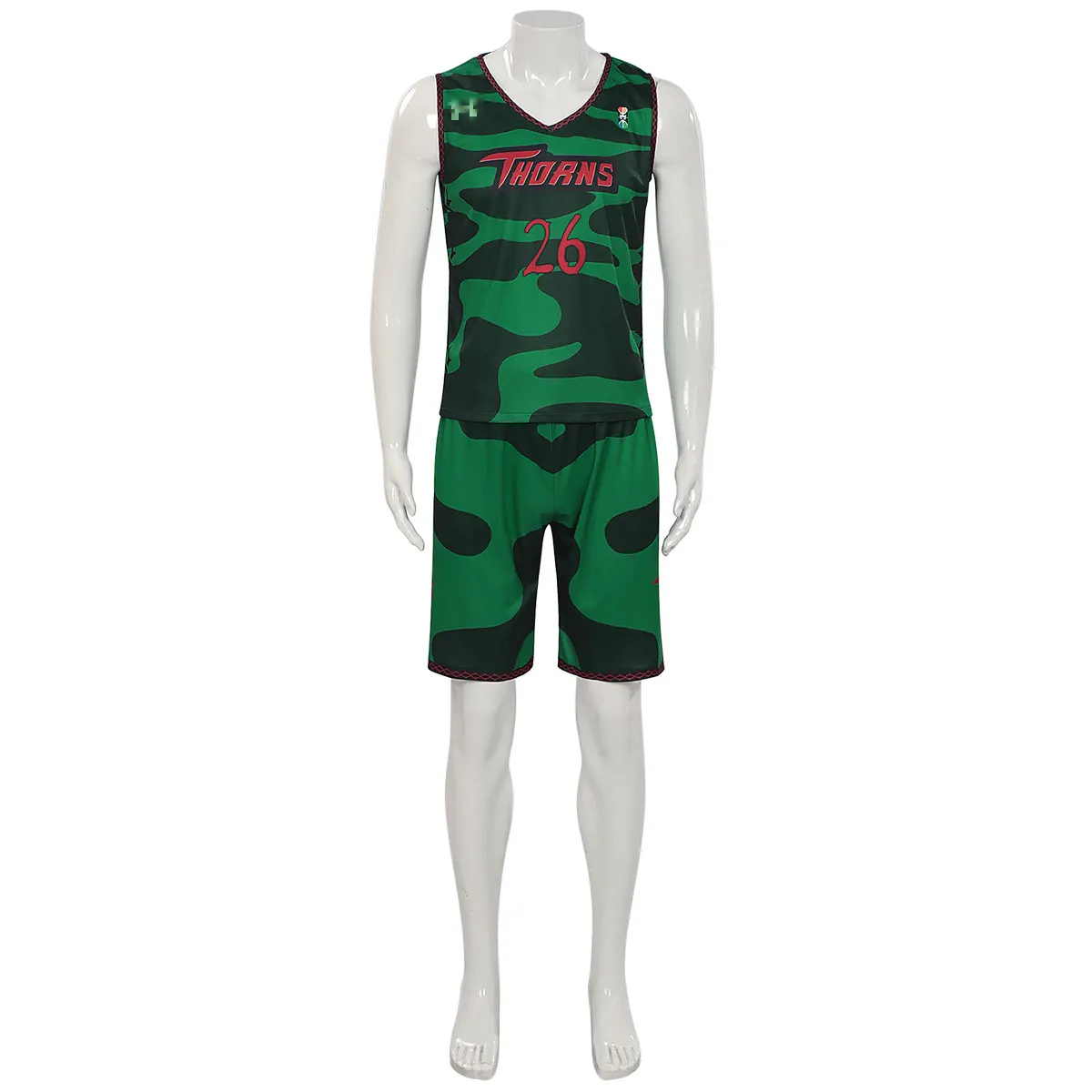 Goat Will Vine City Thorn Team Cosplay Jersey Set detail 4