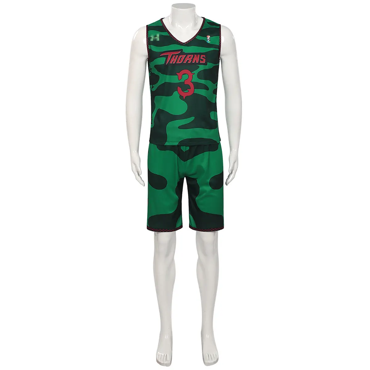 Goat Will Vine City Thorn Team Cosplay Jersey Set detail 5