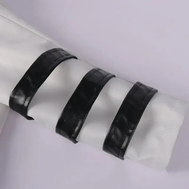Gothic Halloween Cosplay Long Trench Coat with Zipper Slit detail 15