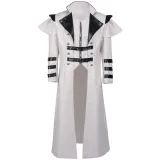 Gothic Trench Coat - White