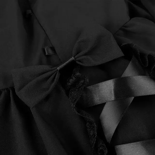Gothic Maid Dress for Halloween Renaissance Cosplay detail 9