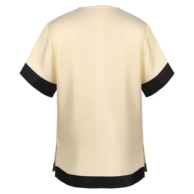 Gothic Medieval Renaissance Slit Short Sleeve Shirt detail 4