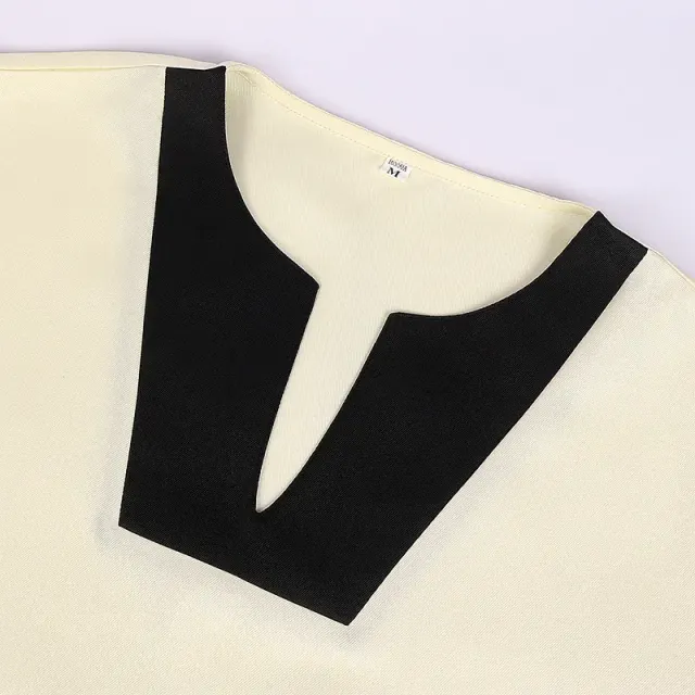 Gothic Medieval Renaissance Slit Short Sleeve Shirt detail 5
