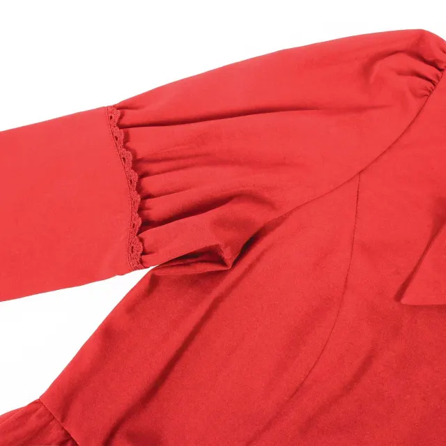 Gothic Renaissance Court Long Dress for Halloween Cosplay detail 17