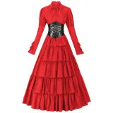 Court Long Dress - Red