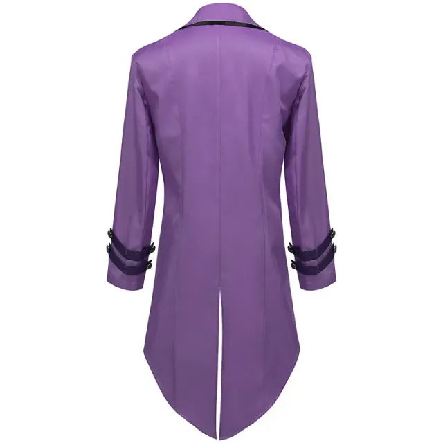 Gothic Tailcoat Cosplay Suit for Halloween Vampire Costume detail 1