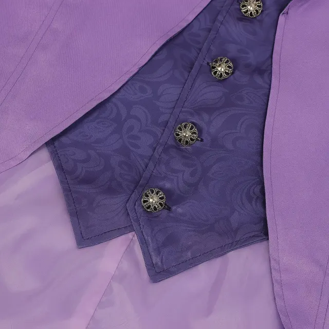 Gothic Tailcoat Cosplay Suit for Halloween Vampire Costume detail 4