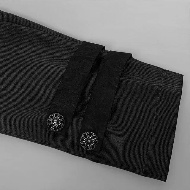Gothic Tailcoat Cosplay Suit for Halloween Vampire Costume detail 12