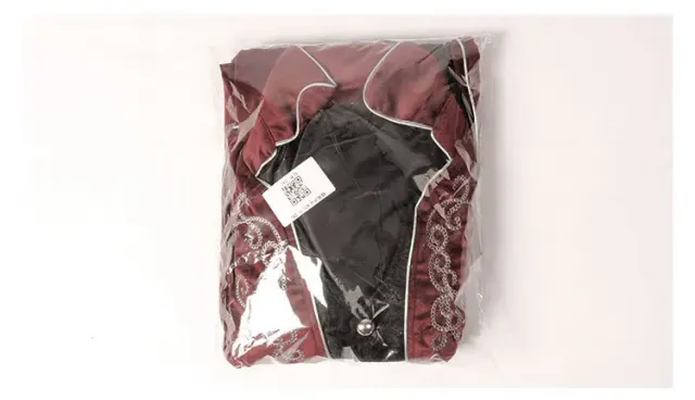 Gothic Velvet Tailcoat Medieval Cosplay Stage Costume detail 8