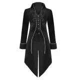 Velvet Tailcoat - Black