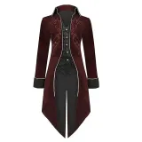 Velvet Tailcoat - Red