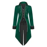Velvet Tailcoat - Green