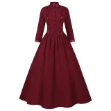 Robe gothique victorienne - Rouge
