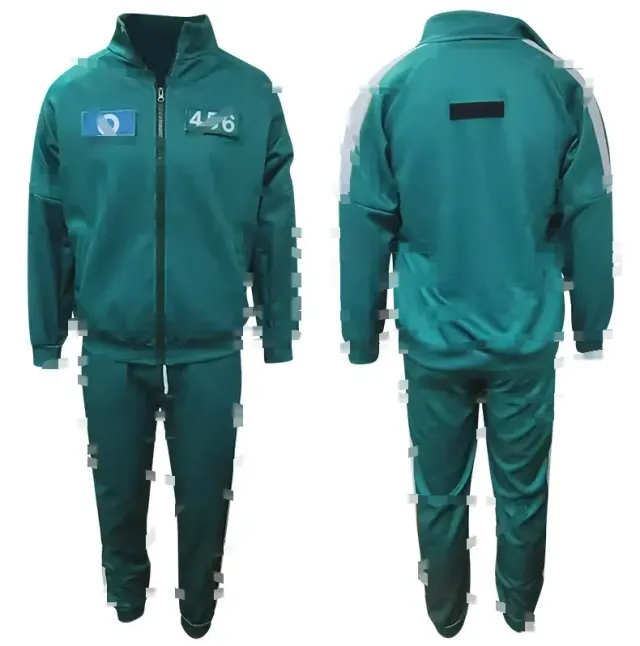 Unisex Halloween Cosplay Jumpsuit with Belt and Gloves detail 6