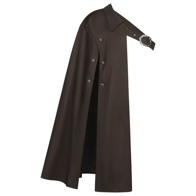 Halloween Dark Chain Hooded Robe Medieval Wizard Priest Costume detail 10