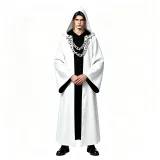 Chain Priest Robe - White