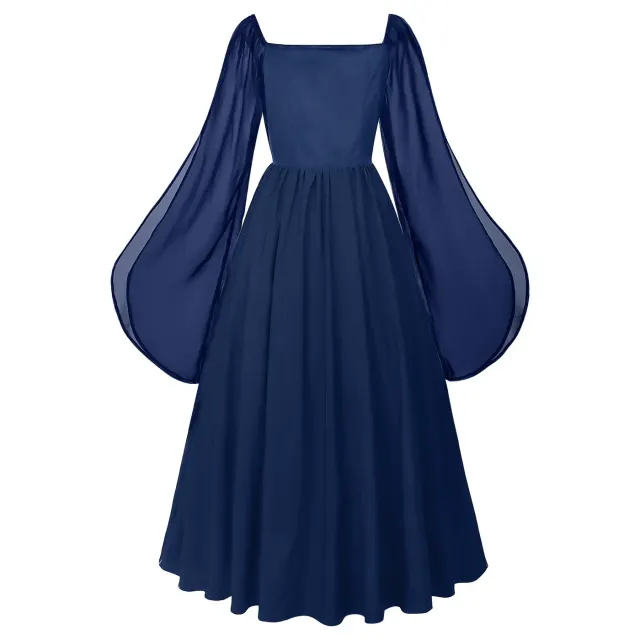 Halloween Fairy Medieval Court Dress with Bell Sleeves detail 16