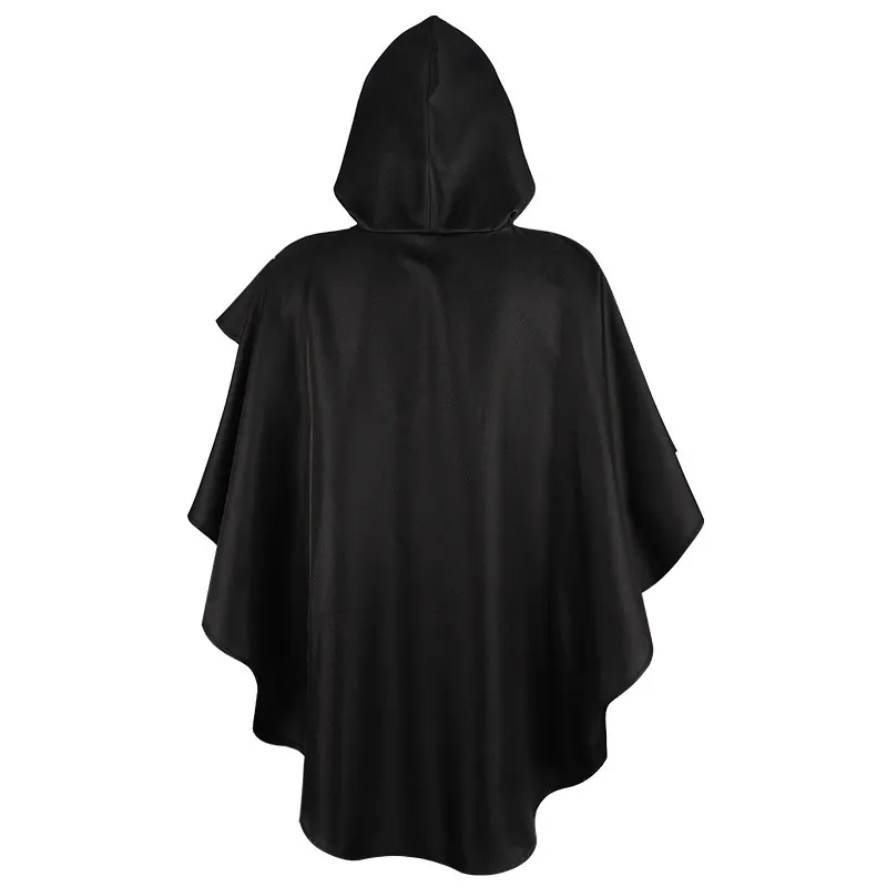 Halloween Grim Reaper Cape Medieval Cosplay Robe for Men detail 3