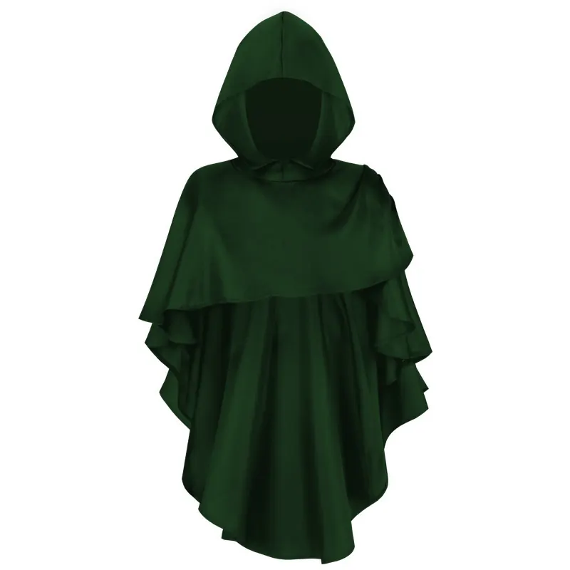 Halloween Grim Reaper Cape Medieval Cosplay Robe for Men detail 4