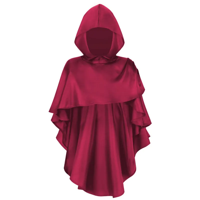Halloween Grim Reaper Cape Medieval Cosplay Robe for Men detail 8