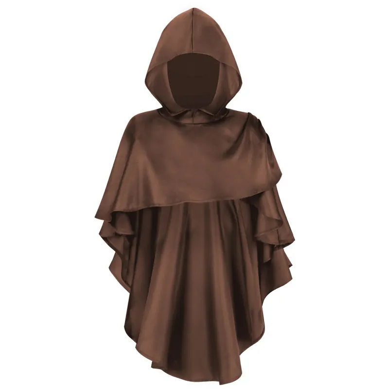 Halloween Grim Reaper Cape Medieval Cosplay Robe for Men detail 12