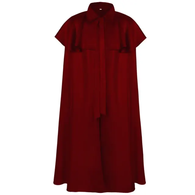 Halloween Grim Reaper Hooded Cape Medieval Vampire Cosplay Costume detail 4