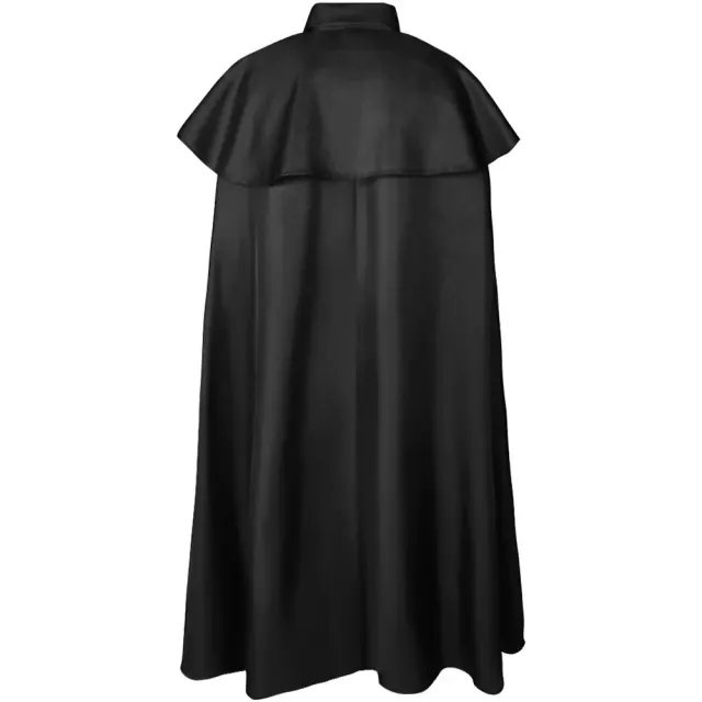 Halloween Grim Reaper Hooded Cape Medieval Vampire Cosplay Costume detail 6