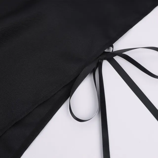 Halloween Grim Reaper Hooded Dark Robe Cosplay Costume detail 8