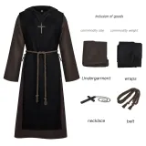 Grim Reaper Hooded Robe - Dark (Style 3)