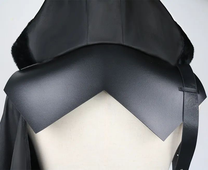 Halloween Hooded Robe Cosplay Costume Medieval Fantasy Cape detail 5