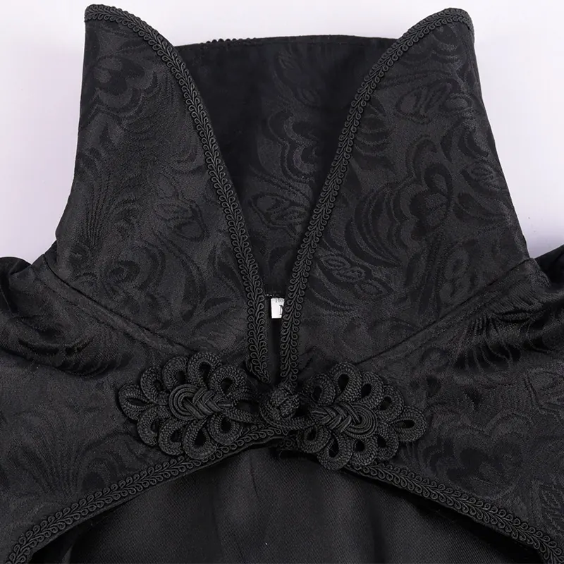 Halloween Hooded Robe Cosplay Costume Medieval Fantasy Cape detail 8