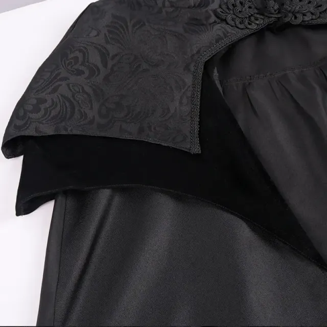 Halloween-Kapuzenrobe Cosplay-Kostüm, mittelalterlicher Fantasy-Umhang Detail 9