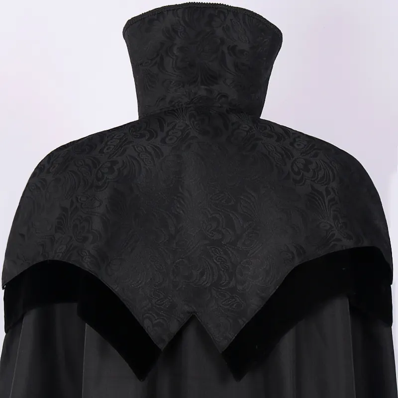 Halloween Hooded Robe Cosplay Costume Medieval Fantasy Cape detail 10
