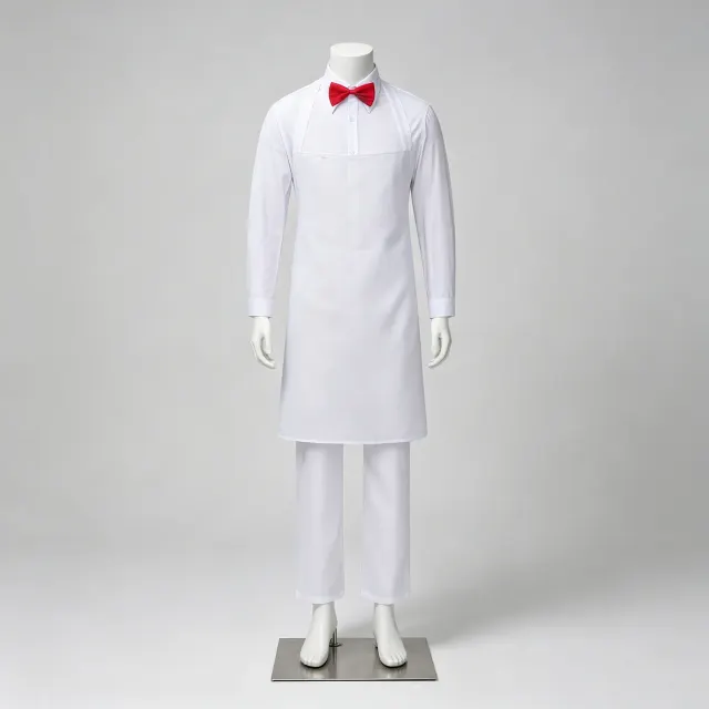 Halloween Ice Cream Shop Clerk Cosplay Costume Set detail 1