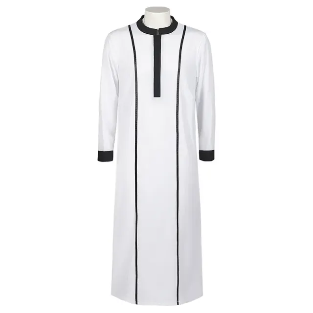 Halloween Medieval Cross Robe Cosplay Stage Costume detail 1