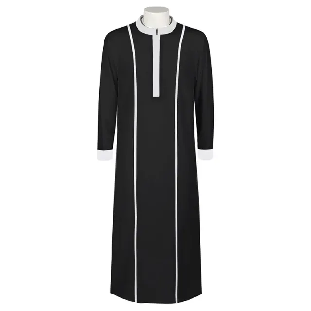 Halloween Medieval Cross Robe Cosplay Stage Costume detail 3