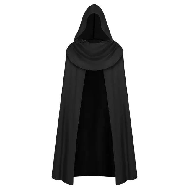 Halloween Medieval Hooded Cloak Renaissance Cosplay Costume detail 7