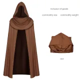 Hooded Cloak - Coffee