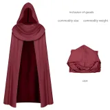 Hooded Cloak - Red